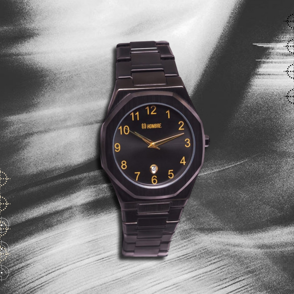 CLASSIC BLACK GOLD WATCH | HOMBRE