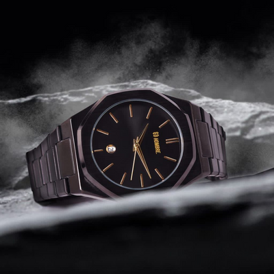 SIGNATURE BLACK GOLD WATCH | HOMBRE