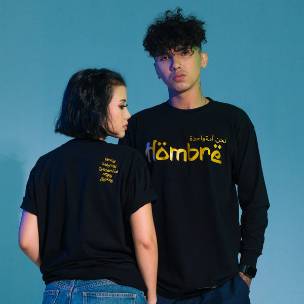 Black Gold Series tee size chart, Hombre Singapore