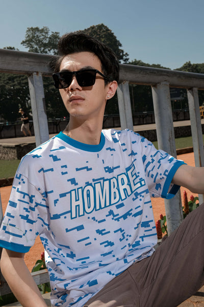 Blueprint Glitch Tee styled outfit, WeAreHombre Singapore streetwear