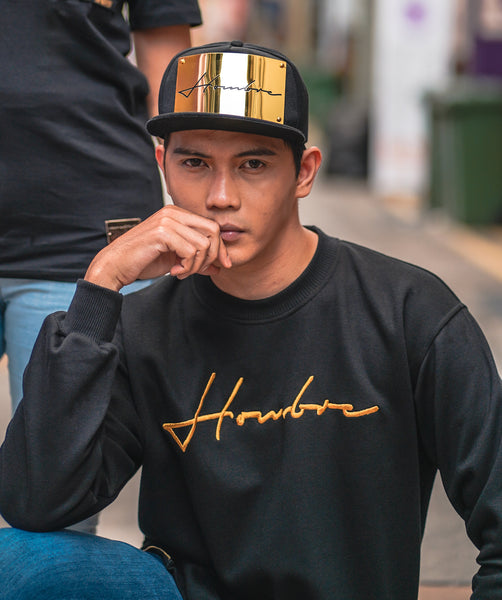 BLACKGOLDSERIES: GOLD PULLOVER WITH SIDE ZIPPER size chart, Hombre21 Singapore