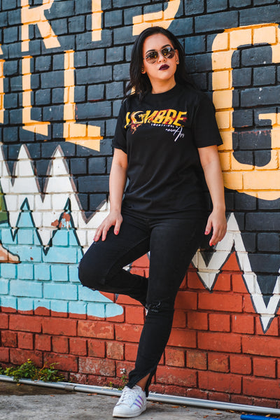 Keinsafan tee front view, Singapore streetwear brand