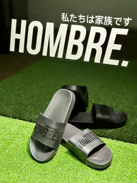 BLACK ON BLACK SLIDERS