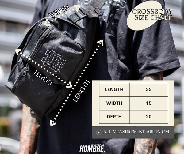 HOMBRE BASICS: CROSSBODY