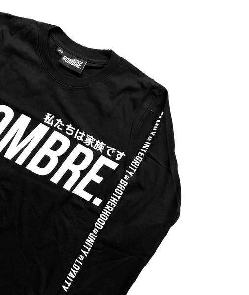 White emblem long sleeve styled outfit, Hombre21 Singapore