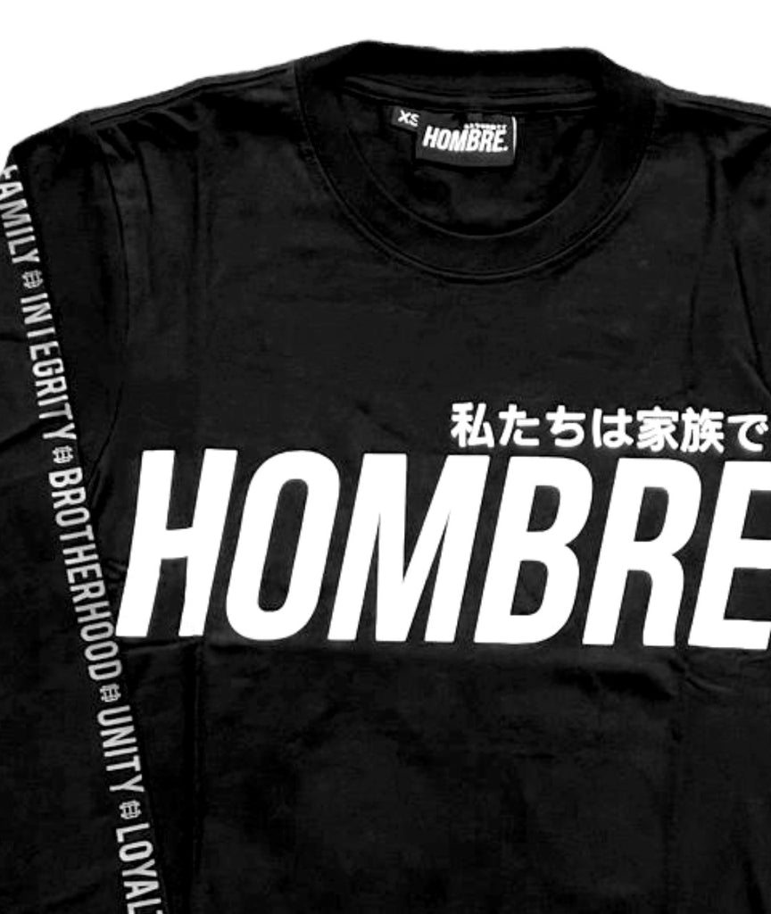 Grey long sleeve top with felt emblem detail, WeAreHombre Singapore streetwear