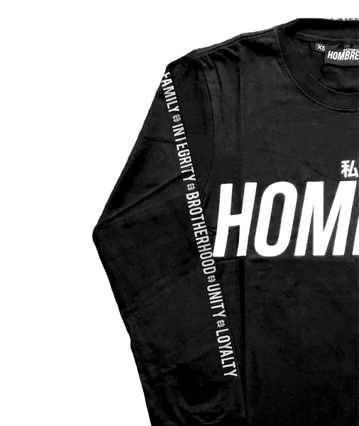 Grey emblem long sleeve sleeve detail close-up, WeAreHombre