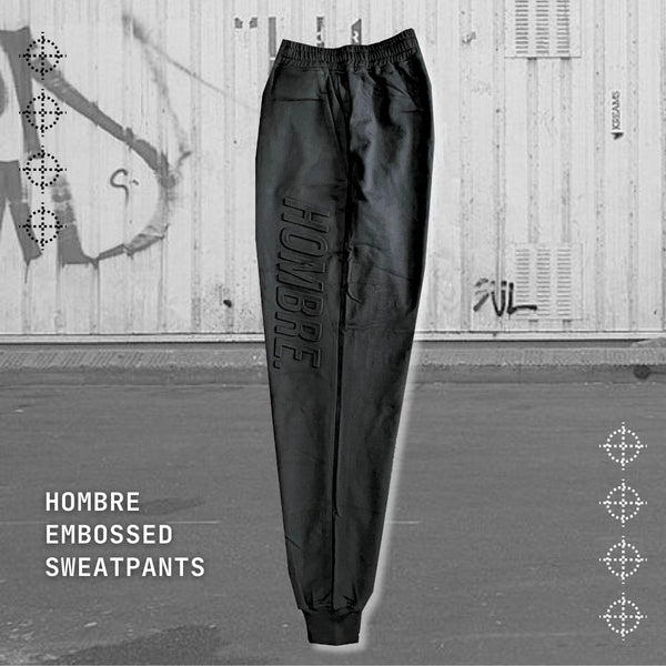 HOMBRE EMBOSSED SWEATPANTS