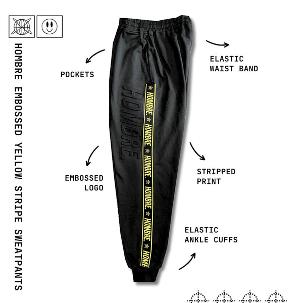 HOMBRE EMBOSSED SWEATPANTS
