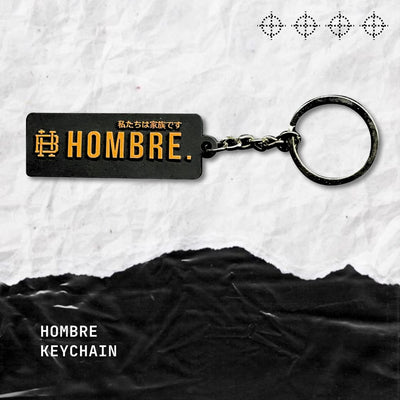 HOMBRE EMBOSSED KEYCHAIN