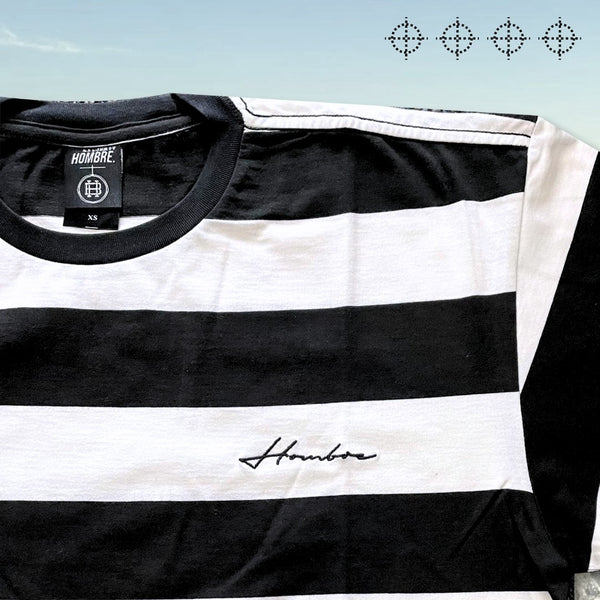 Stripe Oversize tee styled outfit, WeAreHombre Singapore