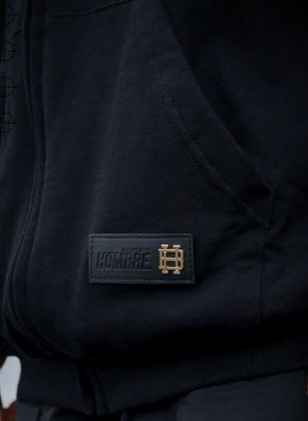 Black hoodie styled outfit, Hombre Classic Singapore streetwear