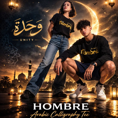 Black Gold Series Arabic calligraphy t-shirt, WeAreHombre Singapore