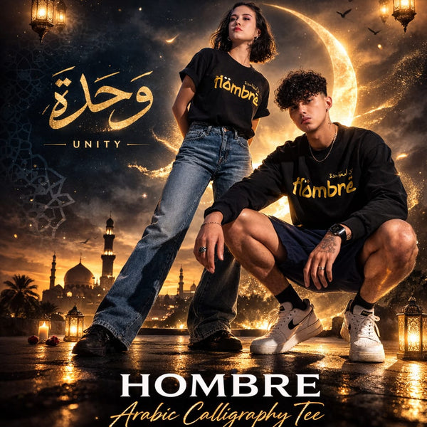 Black Gold Series Arabic calligraphy t-shirt, WeAreHombre Singapore