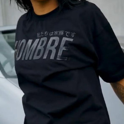 BLACK T-SHIRT | CLASSIC BLACK LOGO, WeAreHombre Singapore streetwear