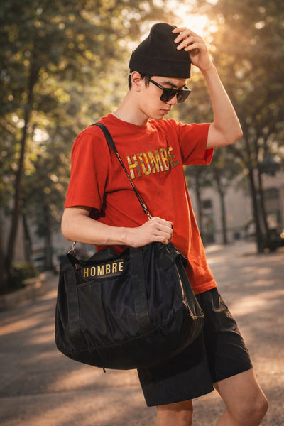 RED SIGNAL TSHIRT additional angle, WeAreHombre Singapore streetwear