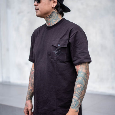 BLACK T-SHIRT | FRONT POCKET, WeAreHombre Singapore streetwear