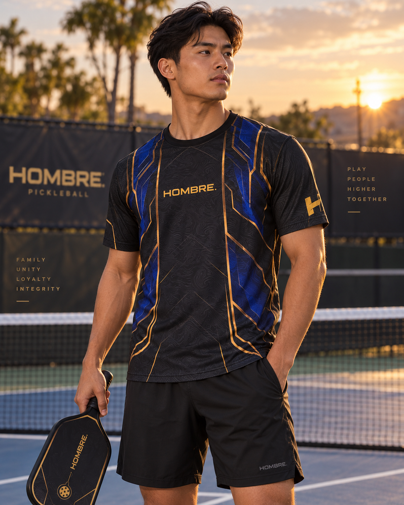 Hombre Court Strike Armour Pickleball Jersey