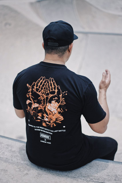 Hombre X AaronAziz - BERDOA UNTUK KEBAIKKAN(orange)