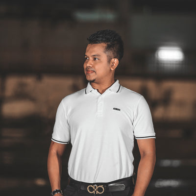 REBIRTH SERIES: CLASSIC WHITE POLO TEE