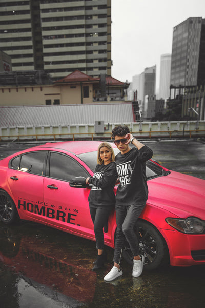 HOMBRE21 REBIRTH SERIES PULL OVER LONG SLEEVE SHIRT