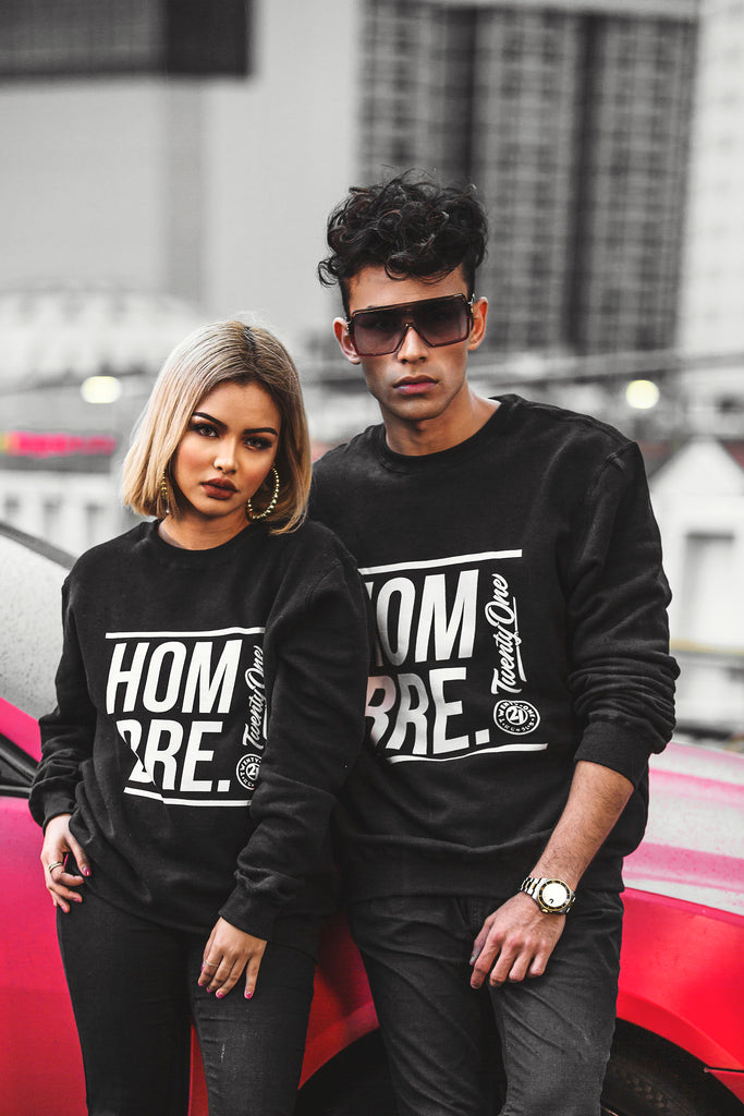 HOMBRE21 REBIRTH SERIES PULL OVER LONG SLEEVE SHIRT