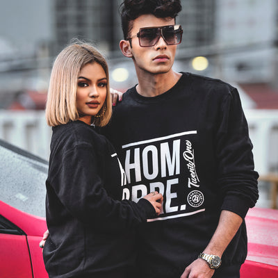 HOMBRE21 REBIRTH SERIES PULL OVER LONG SLEEVE SHIRT