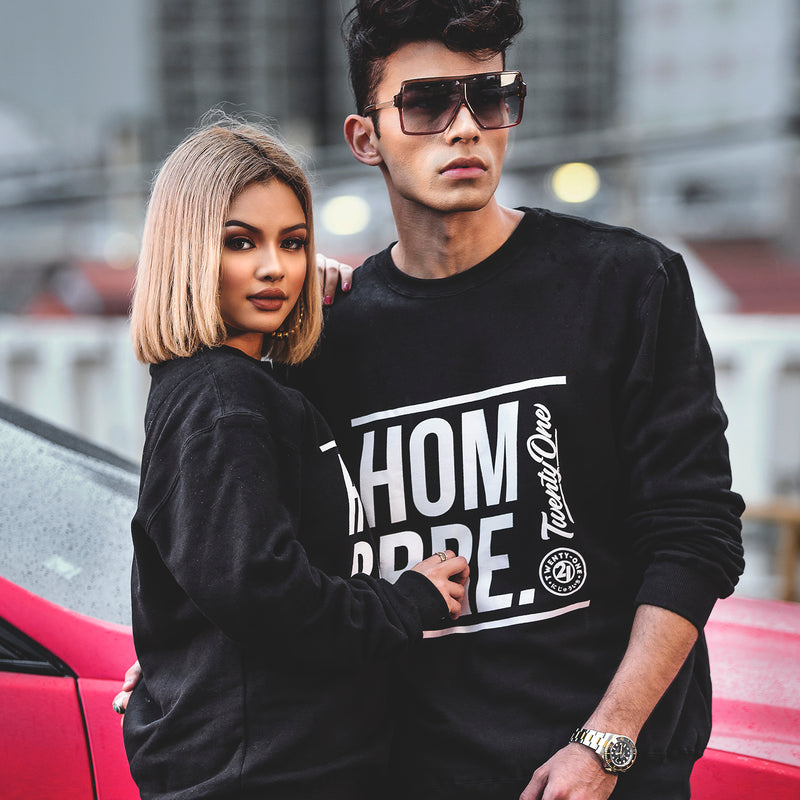 HOMBRE21 REBIRTH SERIES PULL OVER LONG SLEEVE SHIRT