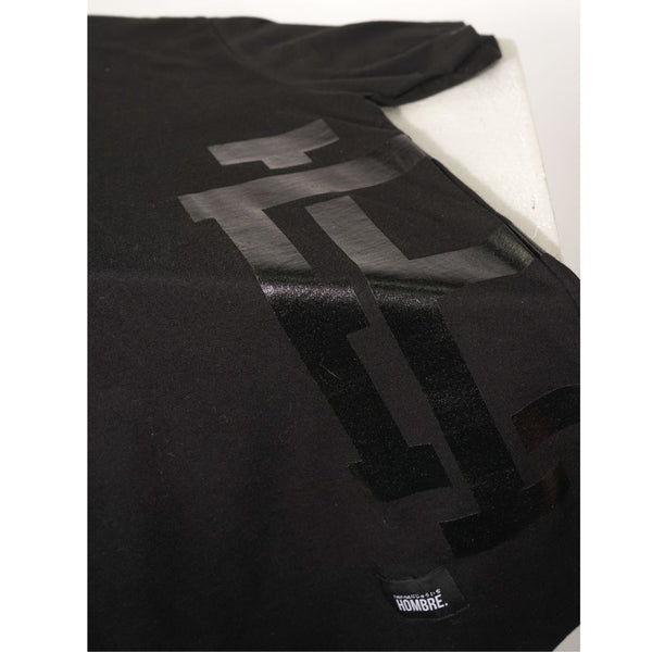 BLACK T-SHIRT | SIDE LOGO