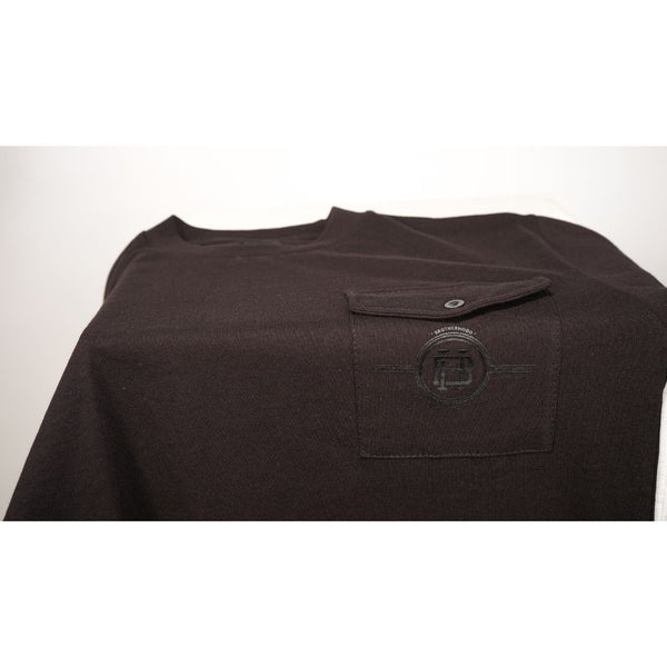 BLACK T-SHIRT | FRONT POCKET