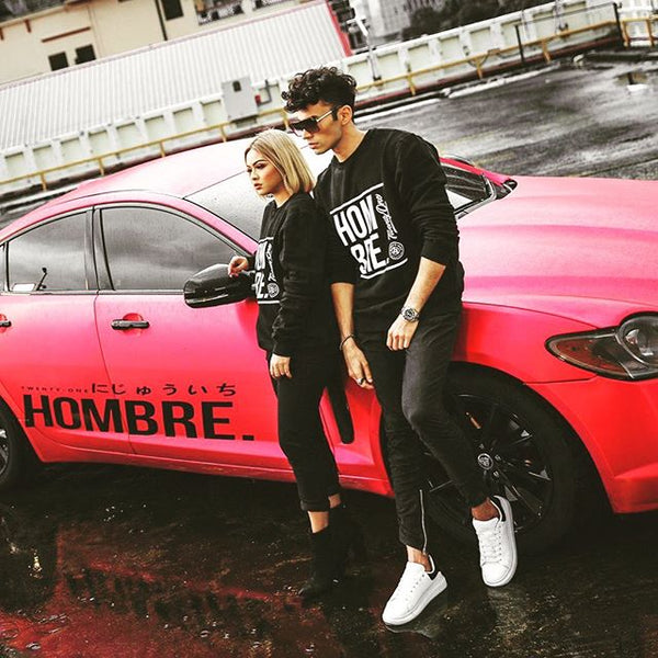 HOMBRE21 REBIRTH SERIES PULL OVER LONG SLEEVE SHIRT